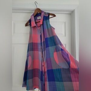 Holding Horses Anthropologie Multicolor Sleeveless Dress